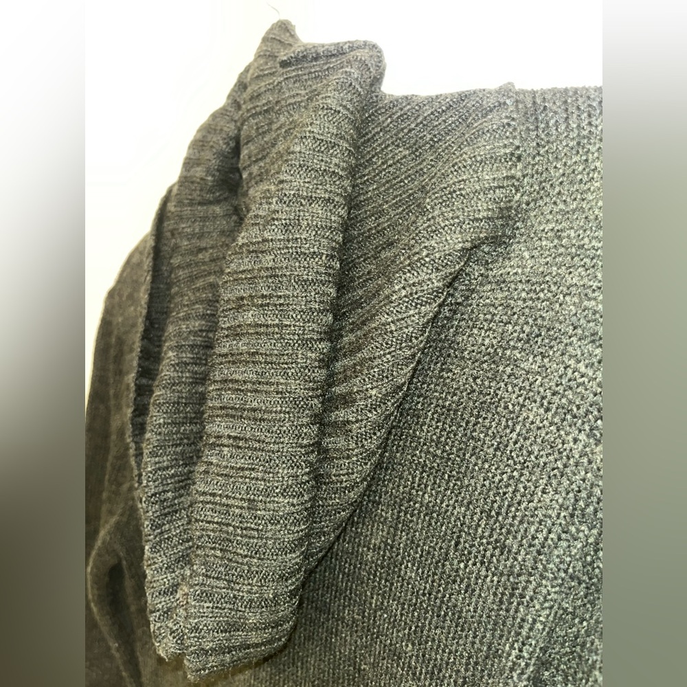 Olive green sweater dress or top